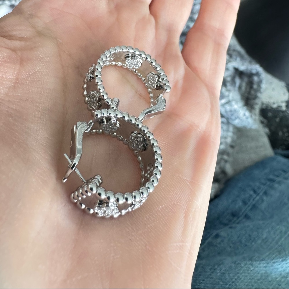 925 Silver VCA earrings - Picture 7 of 9
